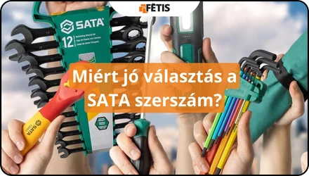 Miért jó választás a SATA szerszám?