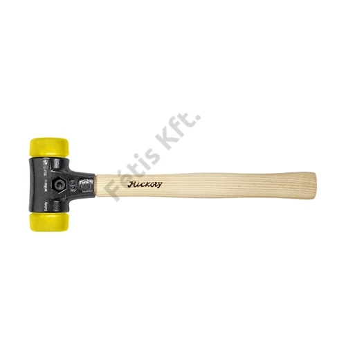 Wiha Cserélhető fejű kalapács közepesen kemény/közepesen kemény Hickory fanyéllel, kerek kalapácsfej 30, 290 mm (26640)