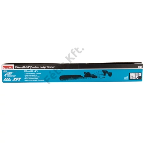 Makita DUH754SZ 18V LXT oldalmarkolatos sövényvágó 75cm alapgép (akku és töltő nélkül)