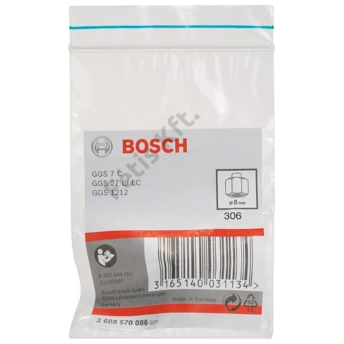 Bosch Befogópatron szórítóanyával egyenescsiszolókhoz 8 mm