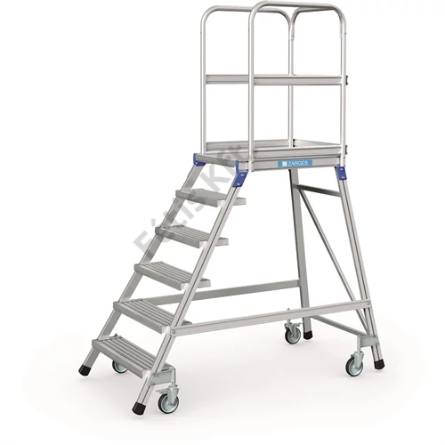 Zarges Acéldobogós létra 1x6 lépcsős Z600 Pod