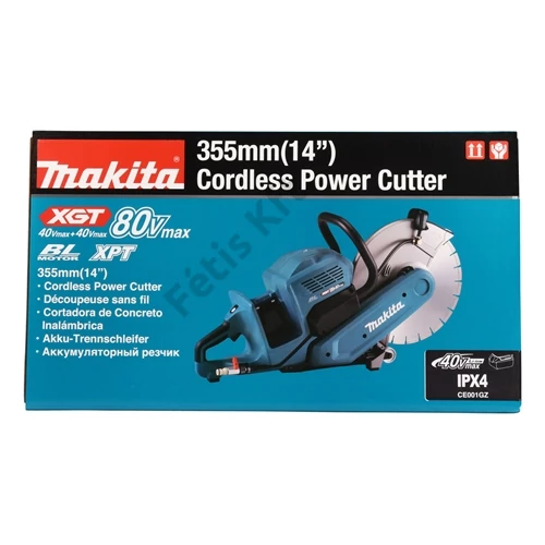 Makita CE001GZ 2x40Vmax XGT Li-ion BL AFT 355mm gyorsdaraboló (akku és töltő nélkül)