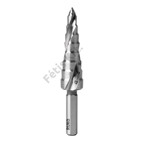 Ruko UC lépcsős lemezfúró FLOWSTEP TIP HSS 09, 5-12 mm