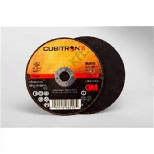 3M 65477 36 Cubitron II vágókorong, T42 süllyesztett, 125 mm x 2.5 mm x 22.23 mm T