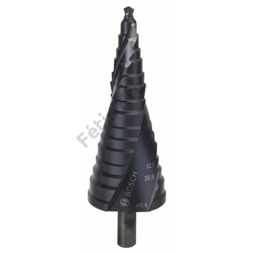 Bosch HSS-AlTiN lépcsős lemezfúró, 16 lépcsős 10-40 mm