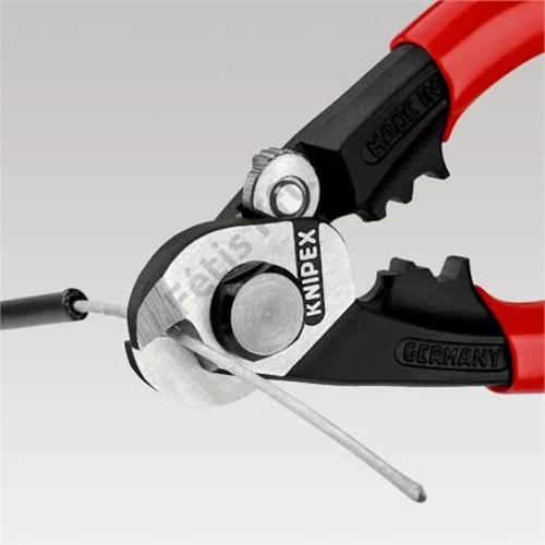 Knipex drótkötélvágó olló kétkomponensű nyél 190mm