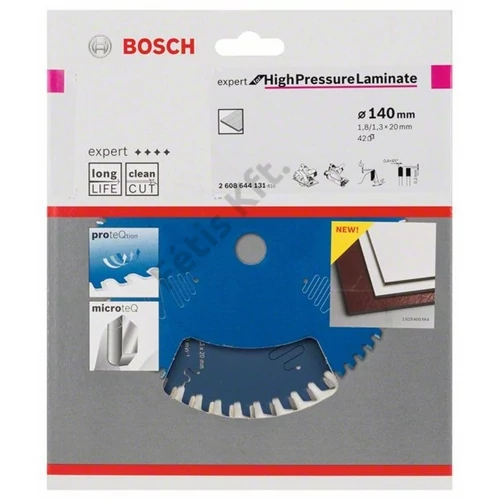 Bosch körfűrészlap 140x20/42 Expert for HighPressureLaminate