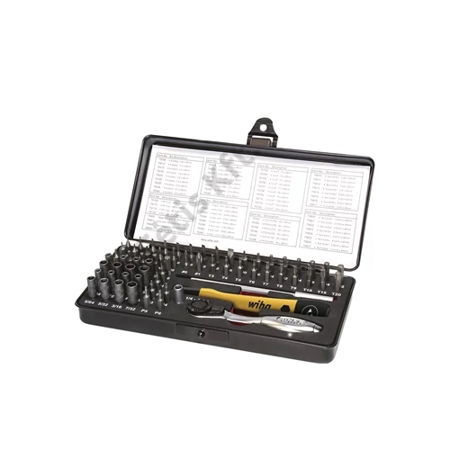Wiha MicroBit ESD bitkészlet vegyes 65 részes, dobozzal (39971)