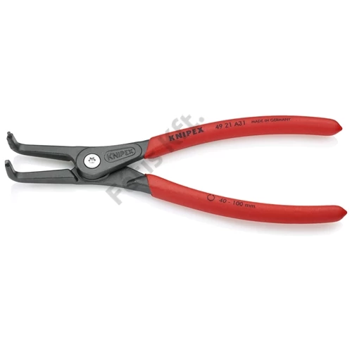 Knipex seeger-fogó külső hajlított A31 rugós 210 mm (bliszter)