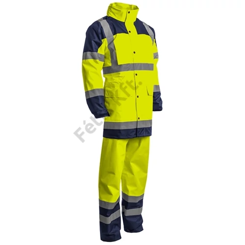 HYDRA HI-VIZ PE esőöltöny sárga/kék XL