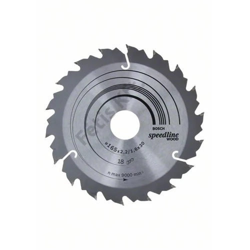 Bosch körfűrészlap 165x2.4x30/20 18F  Speedline Wood