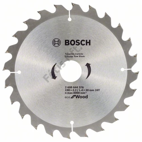 Bosch körfűrészlap készlet 190x30/24 ECO for Wood 10 db