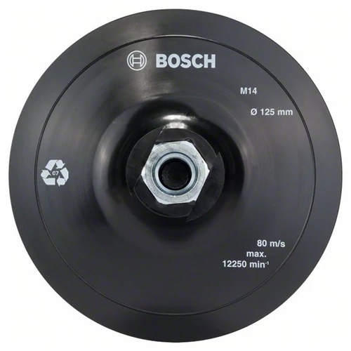 Bosch tépőzáras csiszolótányér 125 mm