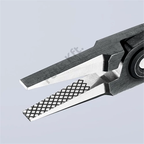 Knipex precíziós-elektronikai műszerész fogó többkomponensű nyél, barnított 130 mm