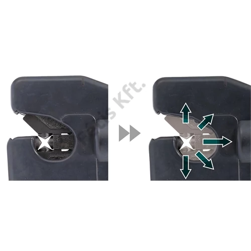 Makita DTC303ZK 18V LXT Li-Ion 60 kN, 17,5 mm krimpelő Z (akku és töltő nélkül)