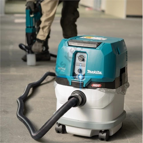 Makita VC004GLZ01 40Vmax XGT Li-ion BL AWS 15L száraz porszívó L HEPA (akku és töltő nélkül)