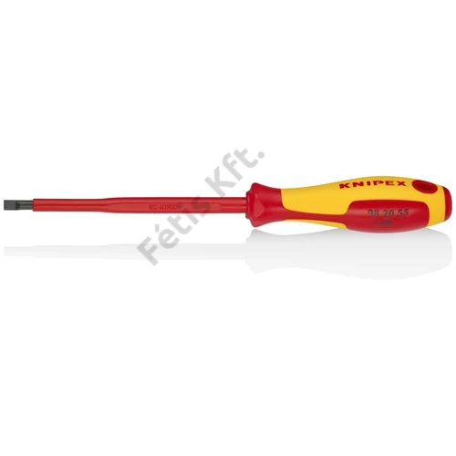 Knipex VDE csavarhúzó lapos 5.5x1.0x125mm, többkomponensű nyél