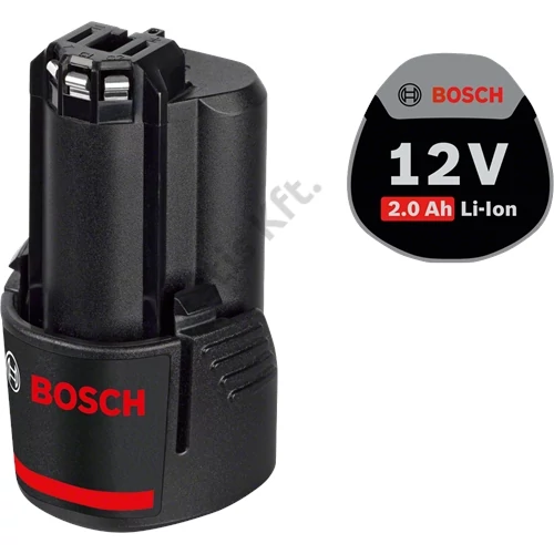 Bosch GSR 120-LI akkus fúró-csavarbehajtó 2x2.0Ah koffer + GLI 12V-300 akkus lámpa