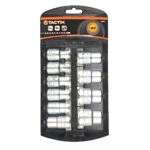 Tactix dugókulcs készlet 1/2 10-24mm 10 részes T