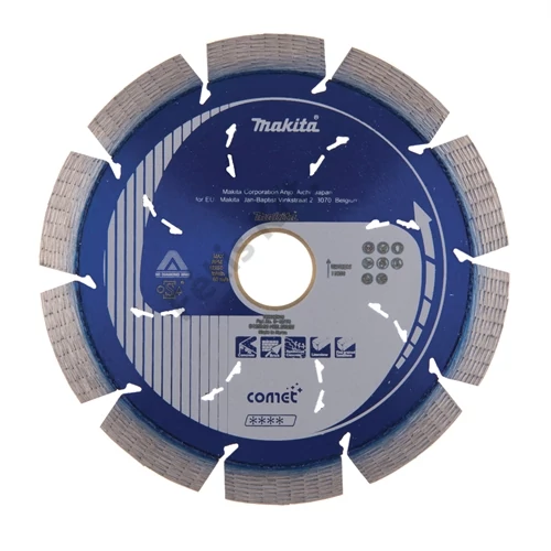 Makita 125mm gyémánt vágókorong COMET 3DDG szegmentált