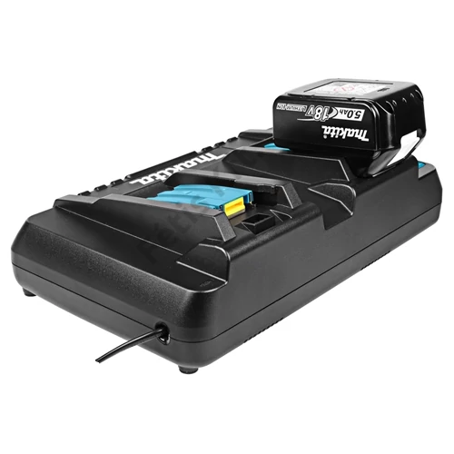 Makita DC18RD akkumulátor töltő 14.4V-18V Li-ion KÉT PORTOS LXT (gyors)