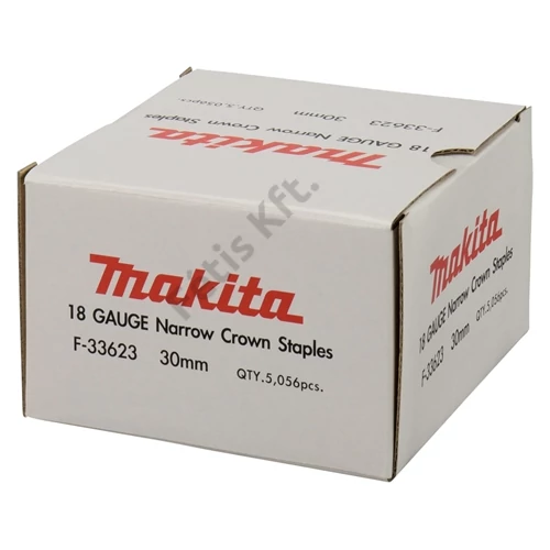 Makita tűzőkapocs 6.3x30mm 18GA At638 5000db