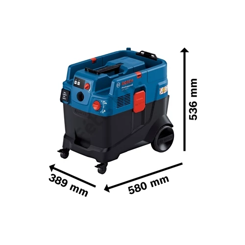 Bosch GAS 400 A ipari porszívó, kartondobozban