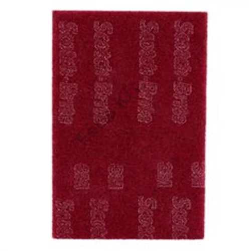 3M 7447 Scotch-Brite PRO kézi lapka, A VFN, 152 x 228 mm, bordó