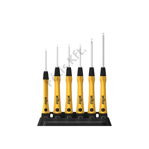 Wiha PicoFinish ESD finomcsavarhúzó-készlet TORX 7 részes, tartóval (43708)