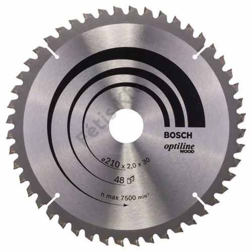 Bosch körfűrészlap 210x30/48 Optiline Wood
