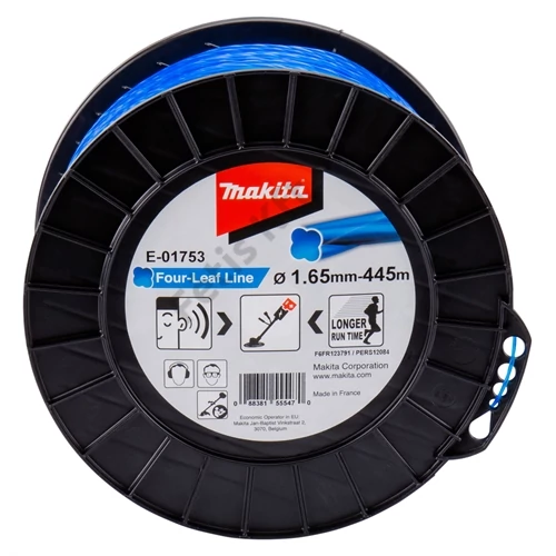 Makita damil négylevelű 1.65mm x 445m kék