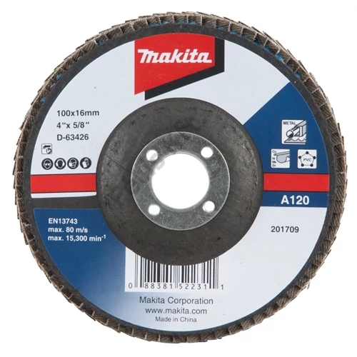 Makita lamellás csiszoló acél 115mm K40 standard
