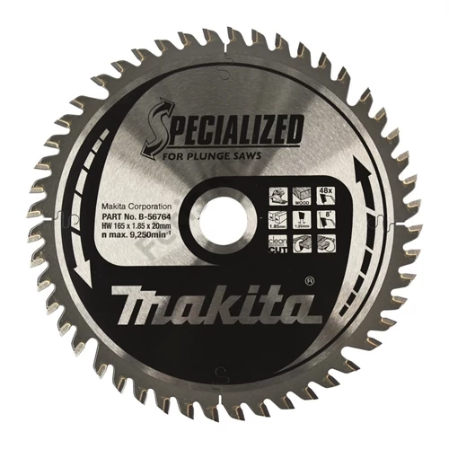 Makita EFFICUT merülő körfűrészlap 165x20mm Z56