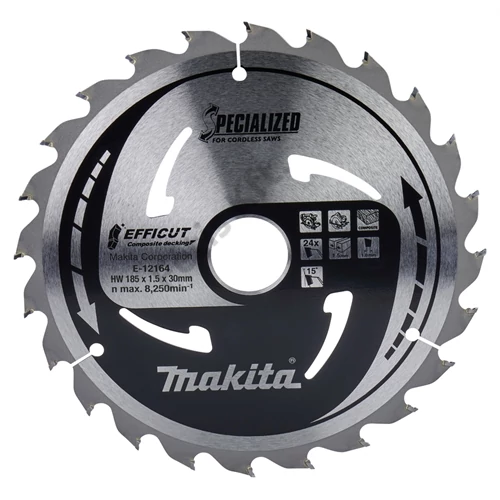 Makita EFFICUT körfűrészlap 185x30mm Z24 KOMPOZIT