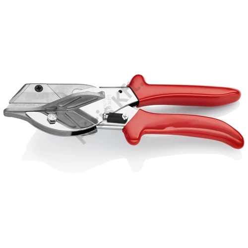 KNIPEX 94 35 215 EAN Sarokvágó olló műanyag- és gumiprofilokhoz műanyag burkolattal krómozott 215 mm