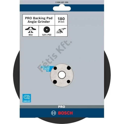 Bosch PRO lágy alátéttányér, 180 mm, M14
