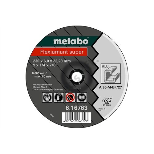 Metabo csiszolókorong Flexiamant super 230x6.0x22.23 alumínium, SF 27