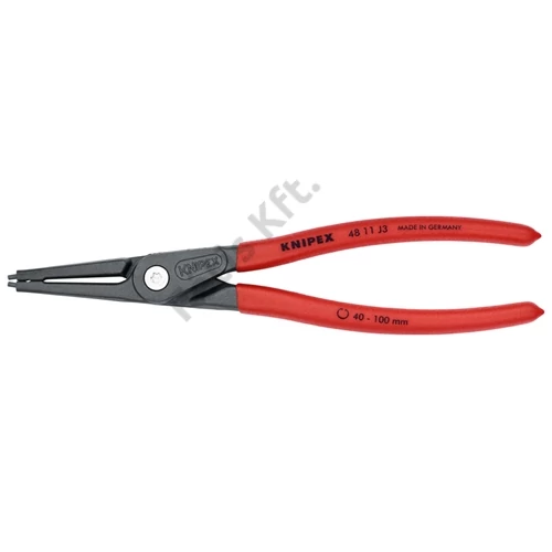 Knipex Precíziós seeger-fogó belső szürkére foszfátozott 225 mm