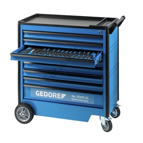 Gedore szerszámkocsi 8 fiókkal, 466 részes szerszámkészlettel (2005 XL-S-466)