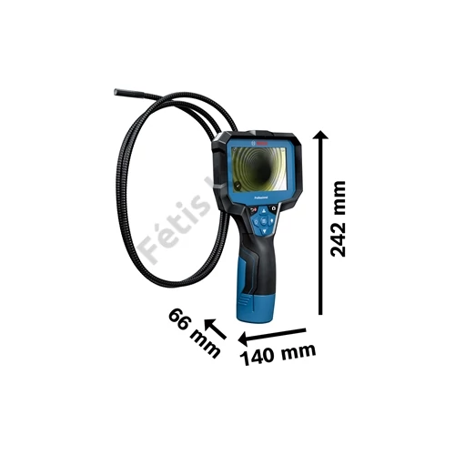 Bosch GIC 12V-4-23 C vizsgálókamera 4xAA elem, karton