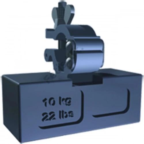 Zarges ballasztsúly 10 kg sárga négyzet RAL 1021
