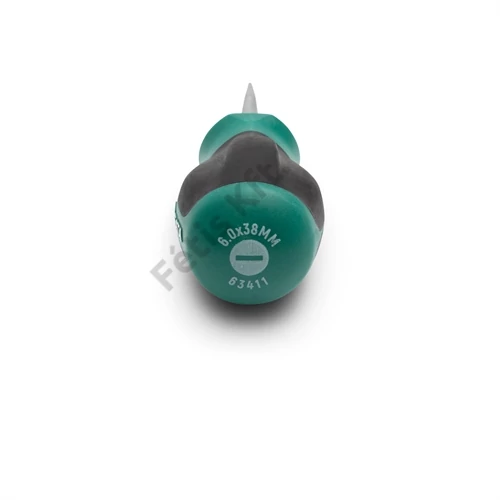 SATA csavarhúzó lapos 6x38mm kétkomponensű nyél