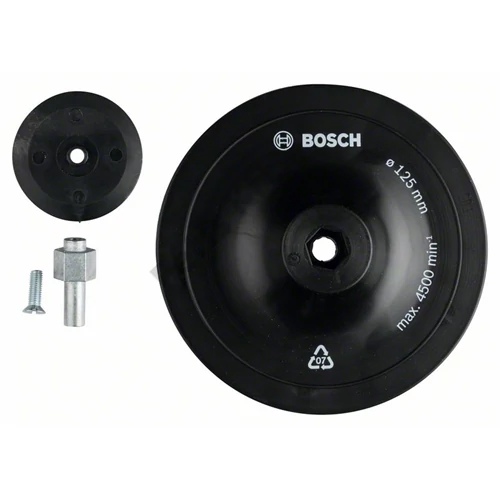 Bosch gumitányér 125 mm csapos