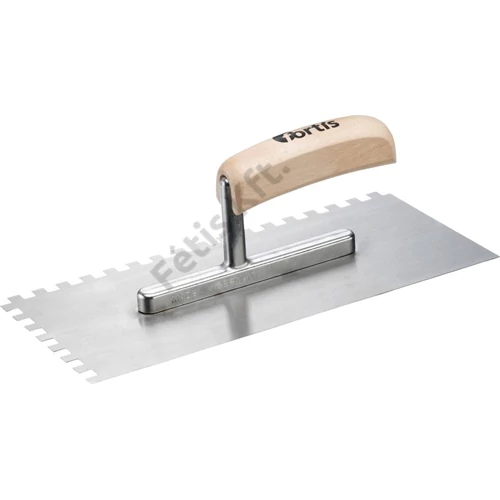 Fortis Simítókanál fogazott 280x130mm 8x 8mm