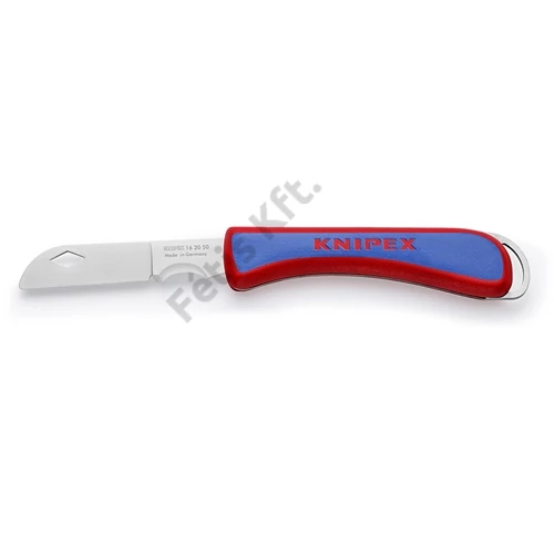 Knipex összecsukható villanyszerelő kés 120 mm, rögzítőszemmel