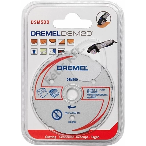 Dremel DSM20 többcélú karbid vágókorong (DSM500)