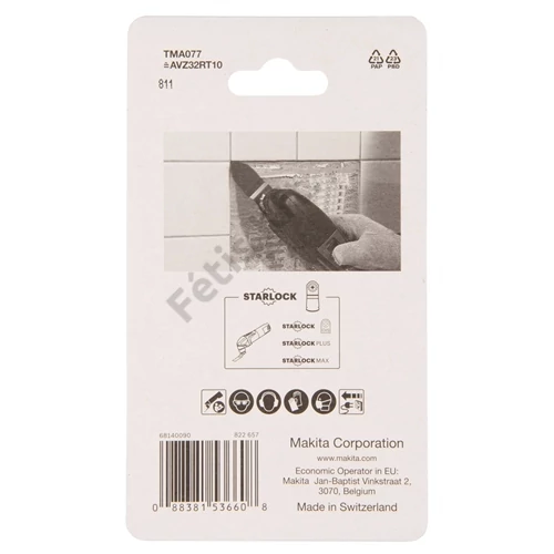Makita TMA077 multi hegyes vágólap FA+PEOXI  h:32mm,sz:50mm HM/SZEMCSE 100