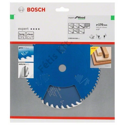 Bosch körfűrészlap 170x30/40 Expert for Wood