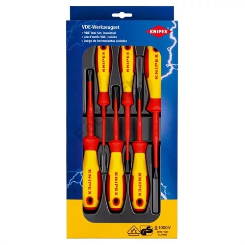 Knipex VDE csavarhúzó készlet PlusMinus / egyhornyú