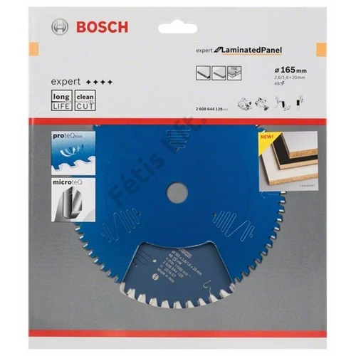Bosch körfűrészlap 165x20/48 Expert for LaminatedPanel